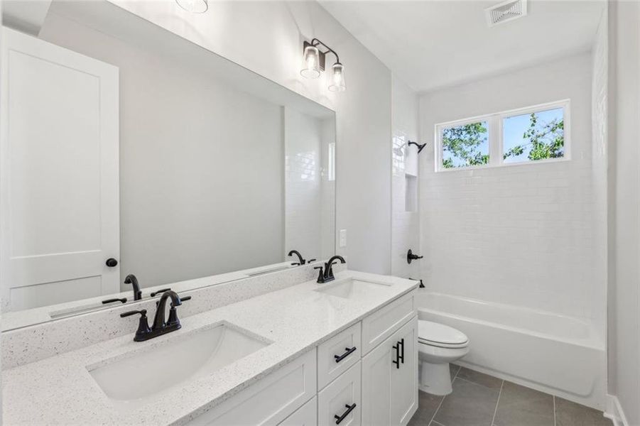 Furnished interior view inside a new home in , Atlanta (Image 15).