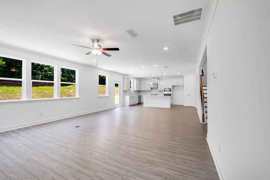 Representative unfurnished interior of a home built from the Trenton by Taylor Morrison in Bennett Farm, Loganville (Image 14).