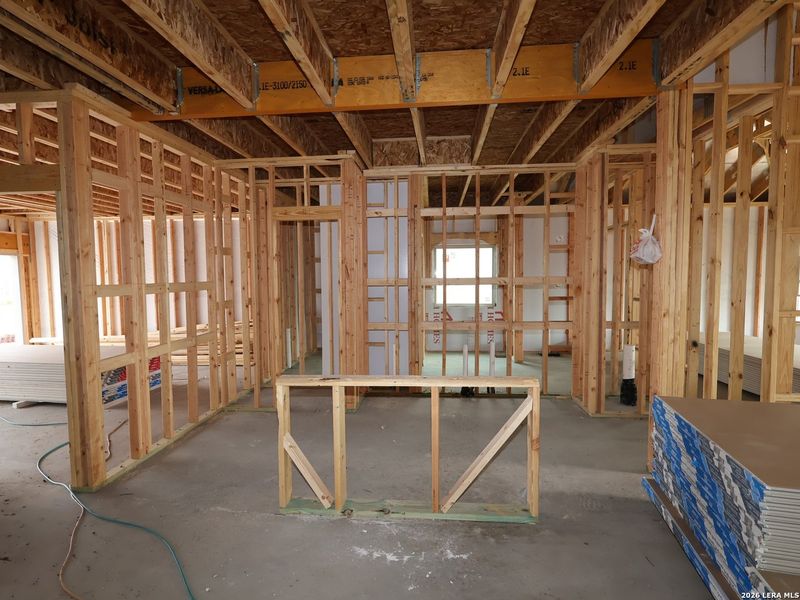 In-progress construction of a new home in Agave, San Antonio, TX (Image 30).