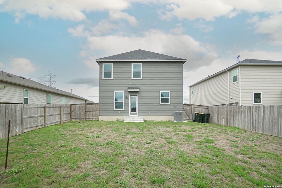 Exterior details and patio area of a home in Parklands, Schertz (Image 3).
