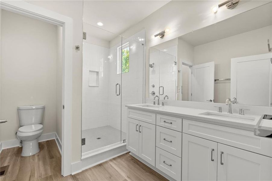 Furnished interior view inside a new home in , Atlanta (Image 15). Furnished interior view inside a new home in , Atlanta (Image 15).