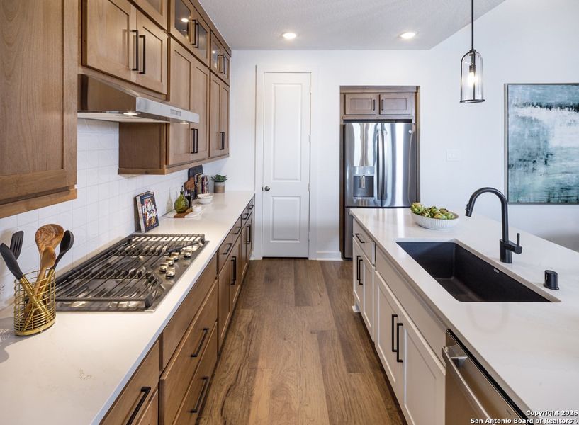 Furnished interior view inside a new home in The Crossvine, Schertz (Image 11).