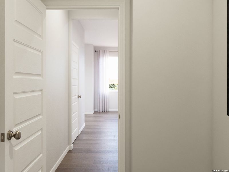 Spacious, unfurnished interior of a new home in Timber Creek, San Antonio (Image 22). Spacious, unfurnished interior of a new home in Timber Creek, San Antonio (Image 22).