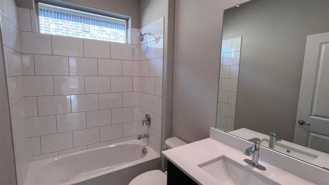 Furnished interior view inside a new home in Bluestem, Rhome (Image 8). Furnished interior view inside a new home in Bluestem, Rhome (Image 8).