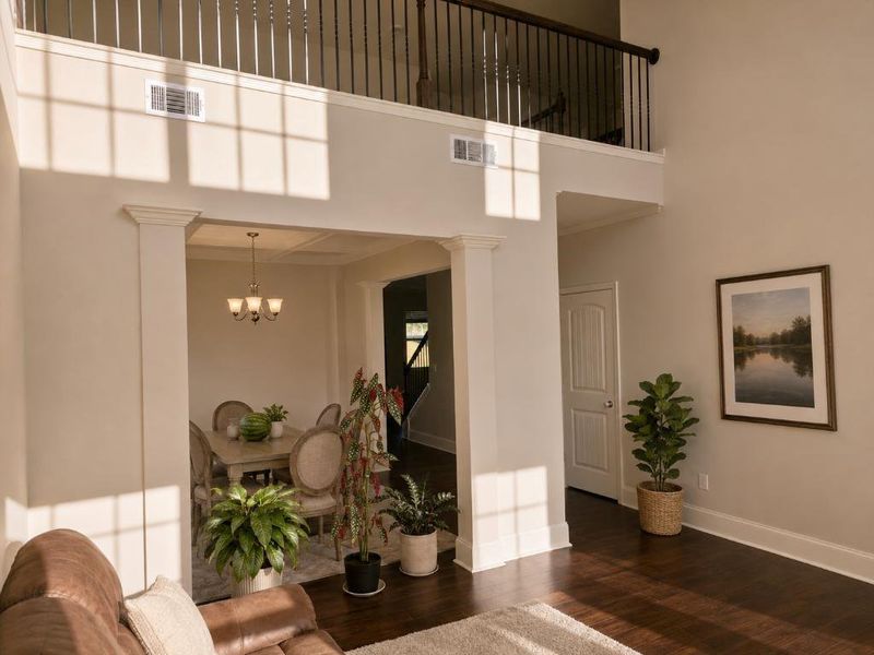 Furnished interior view inside a new home in , Cumming (Image 5).