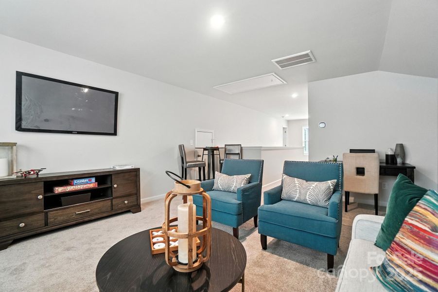 Furnished interior view inside a new home in Waxhaw Landing, Monroe (Image 18).