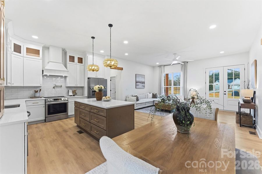 Furnished interior view inside a new home in , Bessemer City (Image 14).