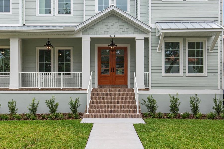 Exterior details and patio area of a home in , Tampa (Image 3). Exterior details and patio area of a home in , Tampa (Image 3).