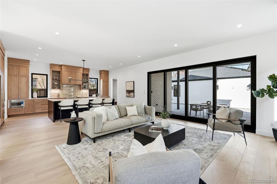 Furnished interior view inside a new home in , Denver (Image 6).