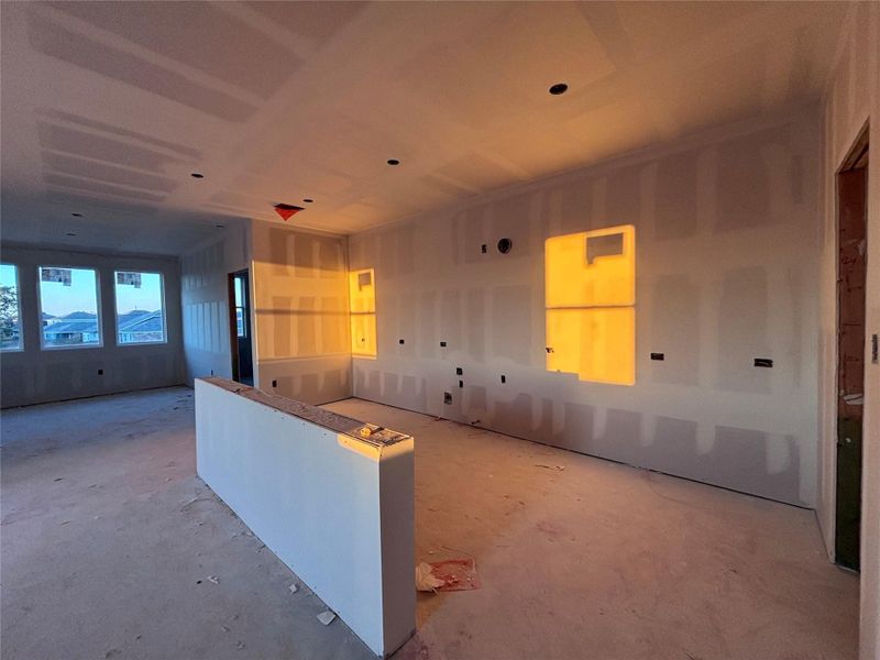 In-progress construction of a new home in The Colony 45s, Bastrop, TX (Image 12).