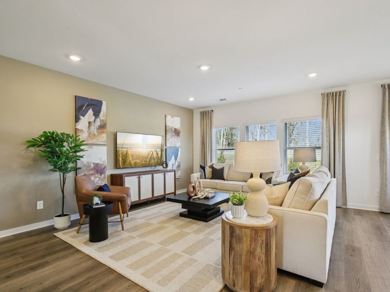 Furnished interior view inside a new home in Greystone - Legacy Series, Smyrna (Image 5).