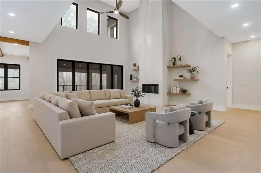 Furnished interior view inside a new home in , Milton (Image 15).