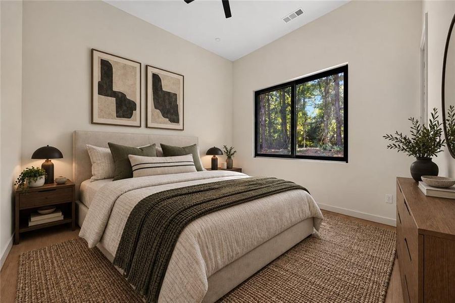 Furnished interior view inside a new home in , Fairburn (Image 6).