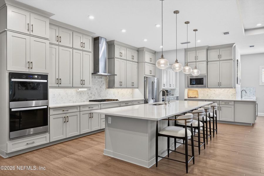 Furnished interior view inside a new home in RiverTown, St. Johns (Image 46).