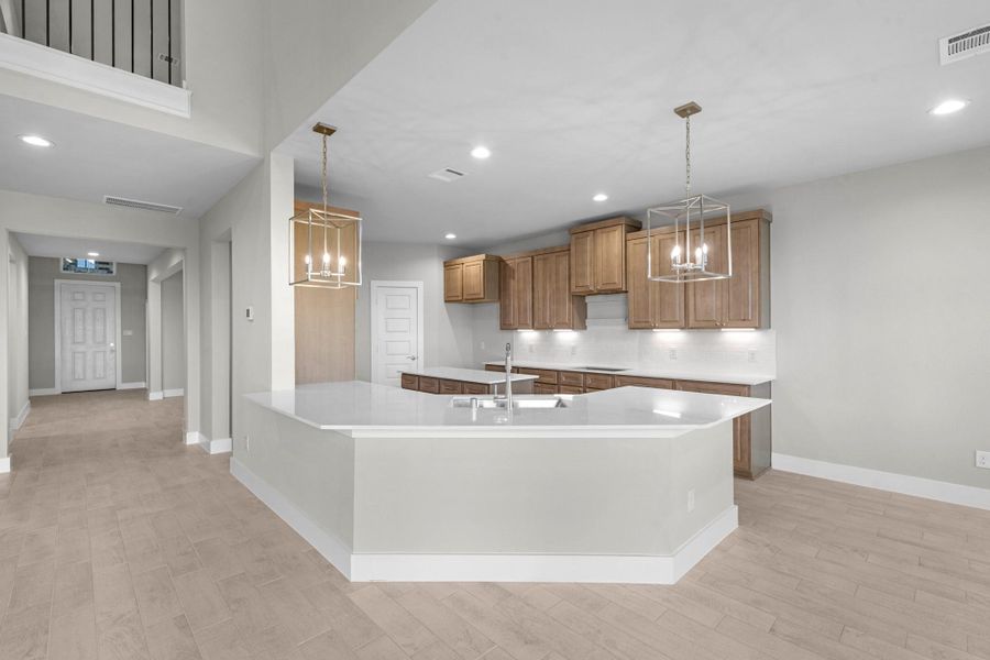 Furnished interior view inside a new home in Morton Creek Ranch, Katy (Image 5).