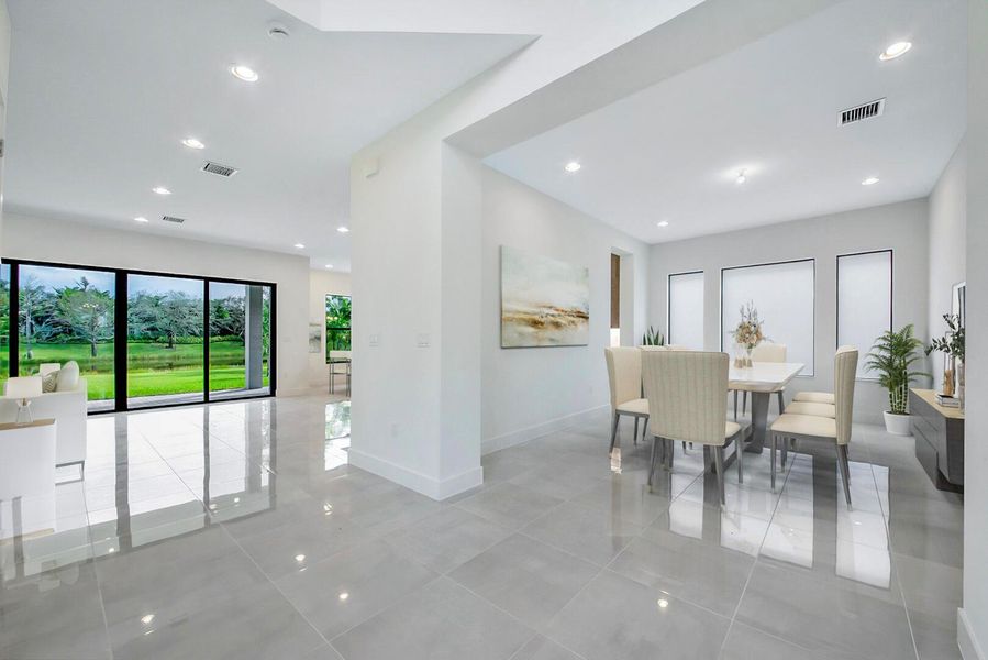 Furnished interior view inside a new home in , Boca Raton (Image 6).