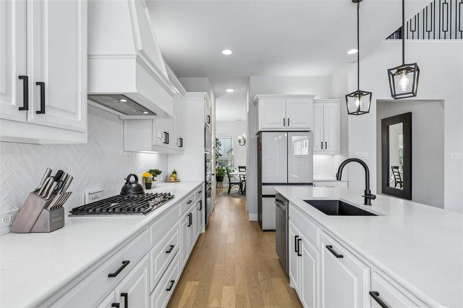 Furnished interior view inside a new home in , Anna (Image 28).