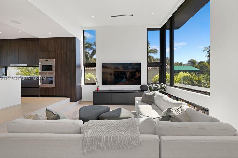 Furnished interior view inside a new home in , Miami Beach (Image 15). Furnished interior view inside a new home in , Miami Beach (Image 15).