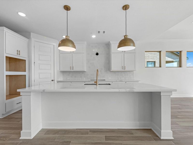 Furnished interior view inside a new home in Grange - 55', Katy (Image 8).