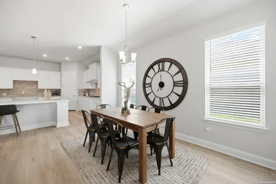 Furnished interior view inside a new home in The Parklands, Schertz (Image 7).