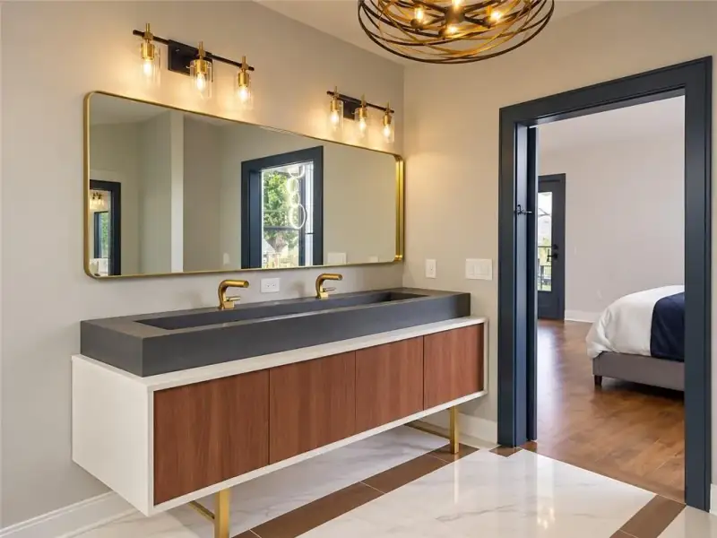 Furnished interior view inside a new home in , Atlanta (Image 17).