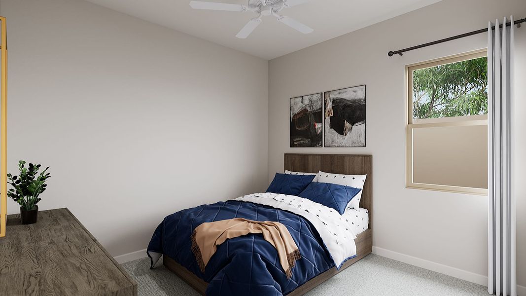 Representative furnished interior of a home built from the Parker Plan 5031 by Tri Pointe Homes in Abel Ranch, Goodyear (Image 10).