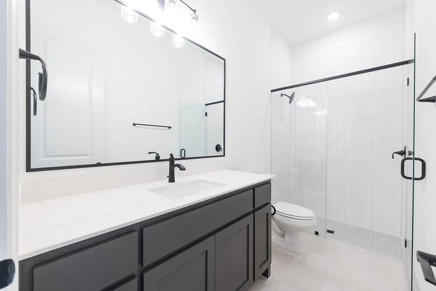 Furnished interior view inside a new home in Wolf Ranch West Bend - 60', Georgetown (Image 10). Furnished interior view inside a new home in Wolf Ranch West Bend - 60', Georgetown (Image 10).