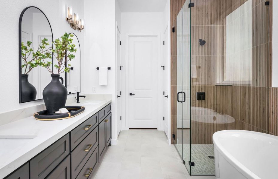 Representative furnished interior of a home built from the Hillsboro by Pulte Homes in West Cypress Hills, Spicewood (Image 7). Representative furnished interior of a home built from the Hillsboro by Pulte Homes in West Cypress Hills, Spicewood (Image 7).