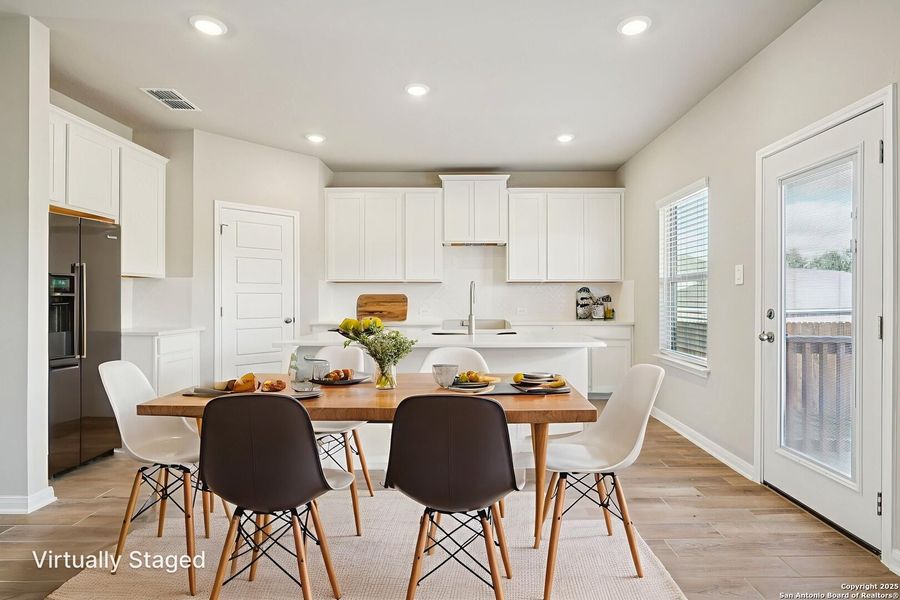 Furnished interior view inside a new home in Royal Crest, San Antonio (Image 6). Furnished interior view inside a new home in Royal Crest, San Antonio (Image 6).