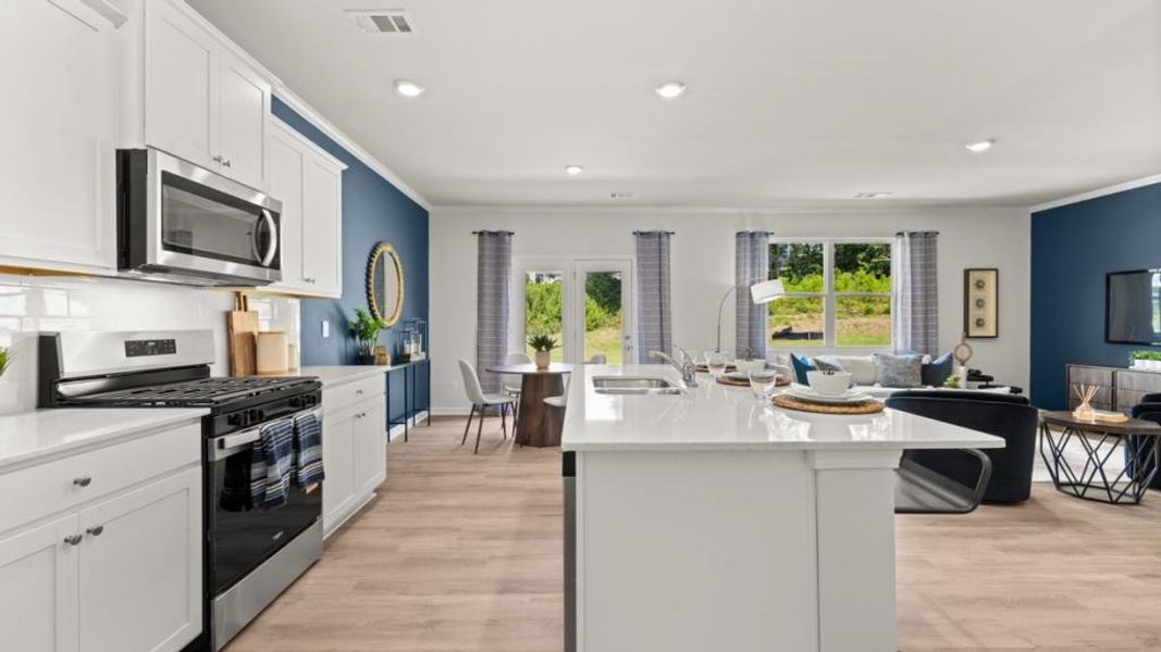Furnished interior view inside a new home in South Wind, Union City (Image 15).