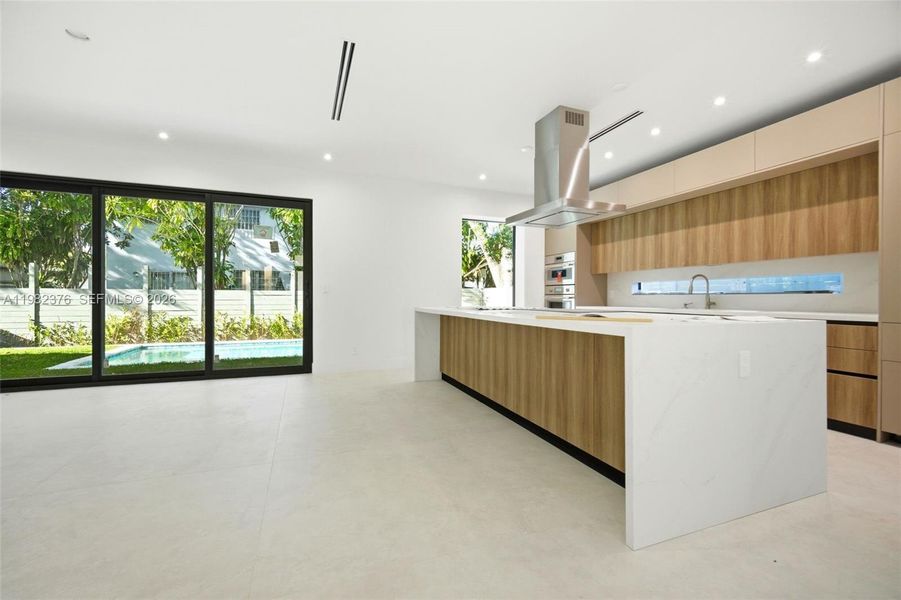 Furnished interior view inside a new home in , Miami (Image 6).