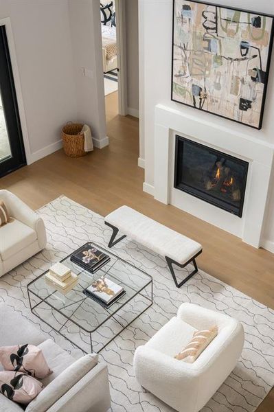 Furnished interior view inside a new home in , Dallas (Image 11). Furnished interior view inside a new home in , Dallas (Image 11).
