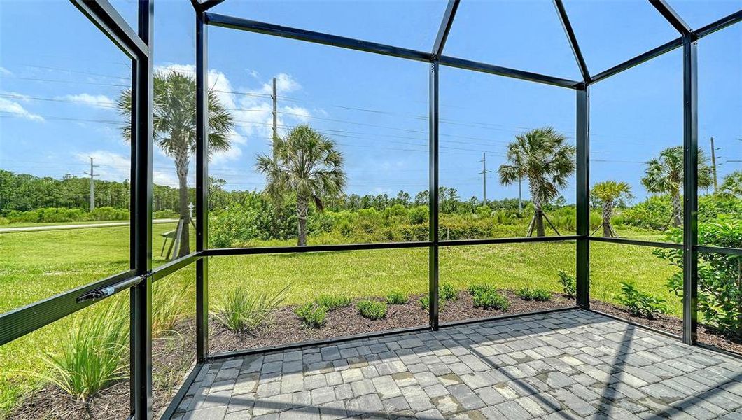 Exterior details and patio area of a home in Windward, Lakewood Ranch (Image 21).