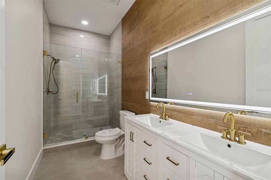 Furnished interior view inside a new home in , Tampa (Image 38).