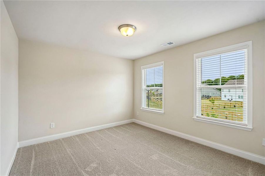 Spacious, unfurnished interior of a new home in Wehunt Meadows, Hoschton (Image 24). Spacious, unfurnished interior of a new home in Wehunt Meadows, Hoschton (Image 24).