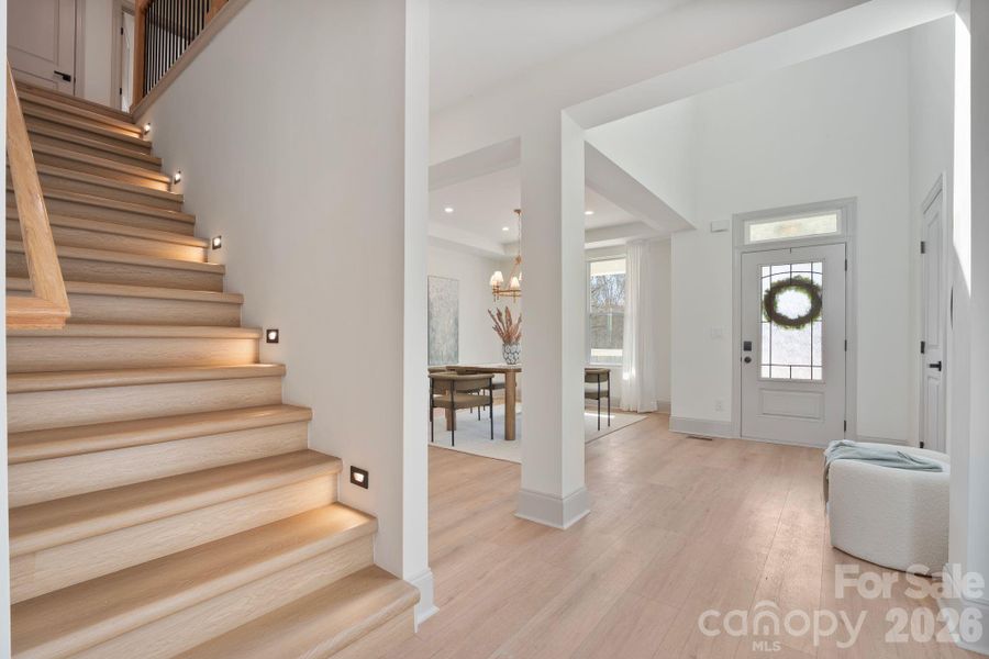 Furnished interior view inside a new home in , Mint Hill (Image 31).