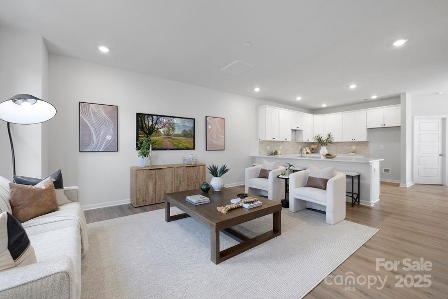 Furnished interior view inside a new home in Edgewood Preserve, Huntersville (Image 12). Furnished interior view inside a new home in Edgewood Preserve, Huntersville (Image 12).