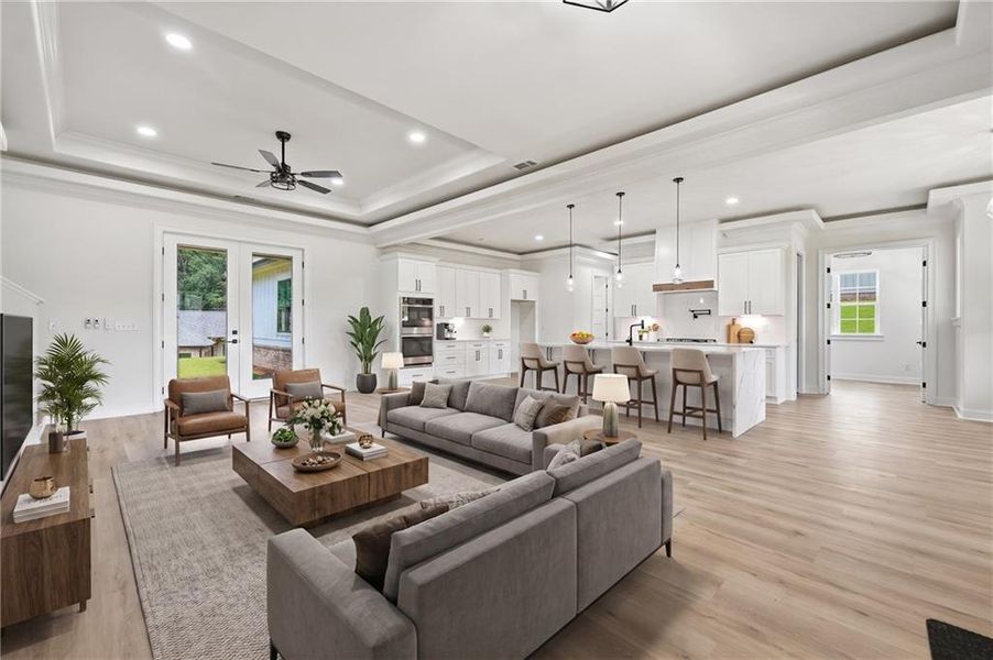 Furnished interior view inside a new home in , Commerce (Image 17). Furnished interior view inside a new home in , Commerce (Image 17).