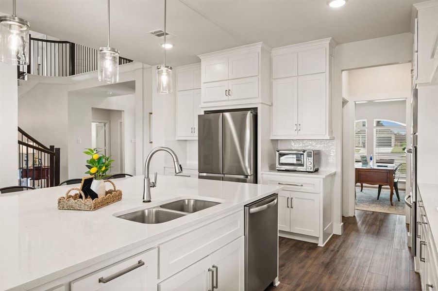 Furnished interior view inside a new home in , Haslet (Image 12).