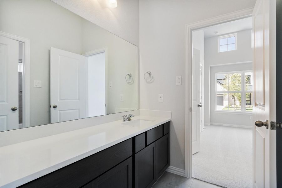 Furnished interior view inside a new home in The Woodlands Hills, Willis (Image 11).