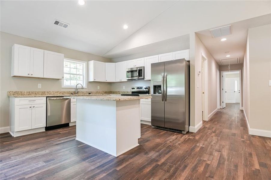 Furnished interior view inside a new home in , Dahlonega (Image 8).