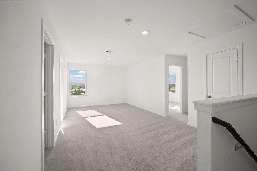 Pics are not of actual home.  They are a representative of a home of the same floor plan