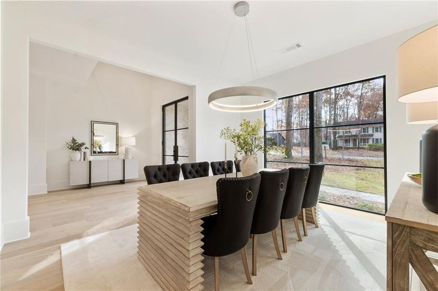 Furnished interior view inside a new home in , Alpharetta (Image 45).