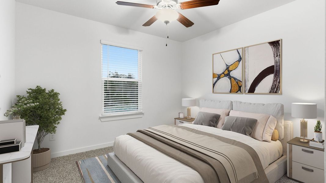 Furnished interior view inside a new home in Murphy Village, Missouri City (Image 16).