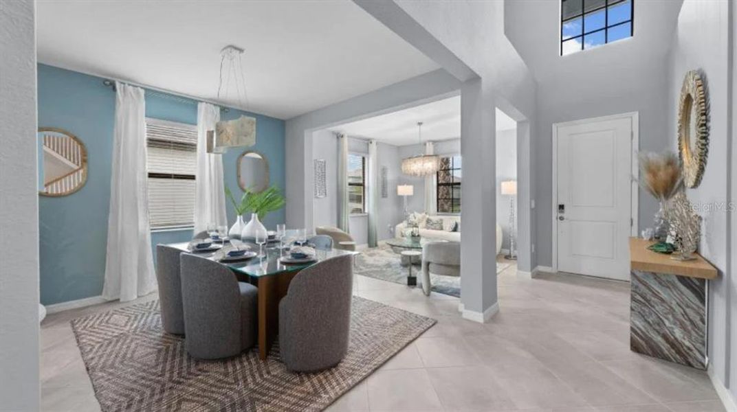 Furnished interior view inside a new home in , Venice (Image 36).