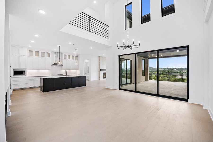 Furnished interior view inside a new home in The Hollows Sanctuary - 85', Jonestown (Image 6).