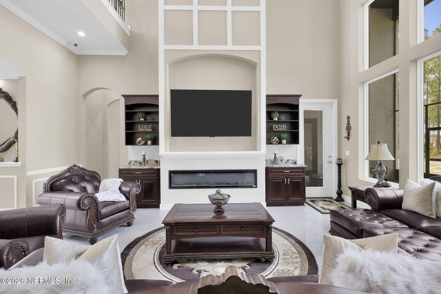 Furnished interior view inside a new home in , Jacksonville (Image 42).