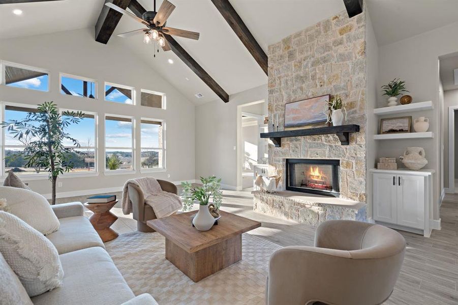 Furnished interior view inside a new home in , Farmersville (Image 9).