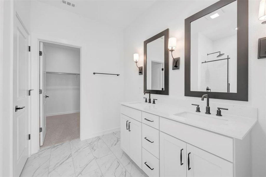 Furnished interior view inside a new home in Aspire at Reunion, Newark (Image 25).