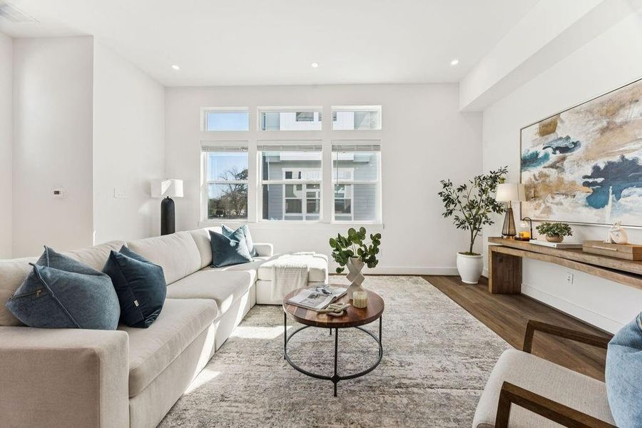 Furnished interior view inside a new home in , Houston (Image 5).
